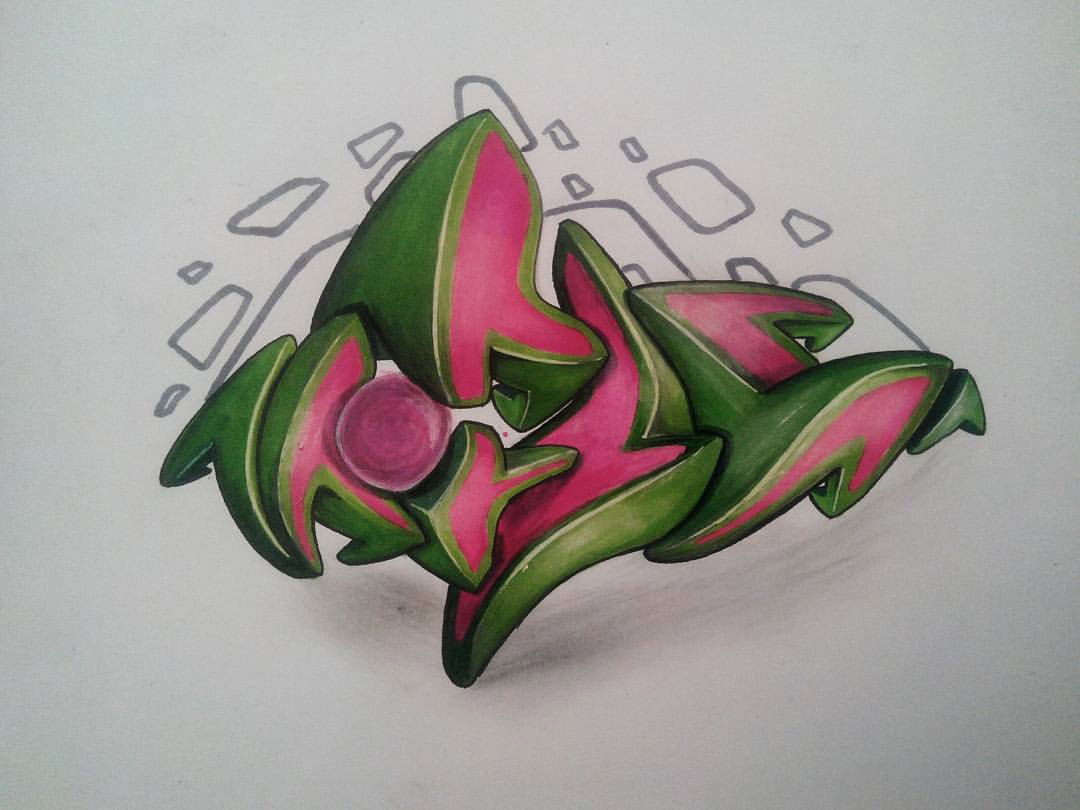 Graffiti Sketch in Ankara - Photo by MLS - Meis (2015)