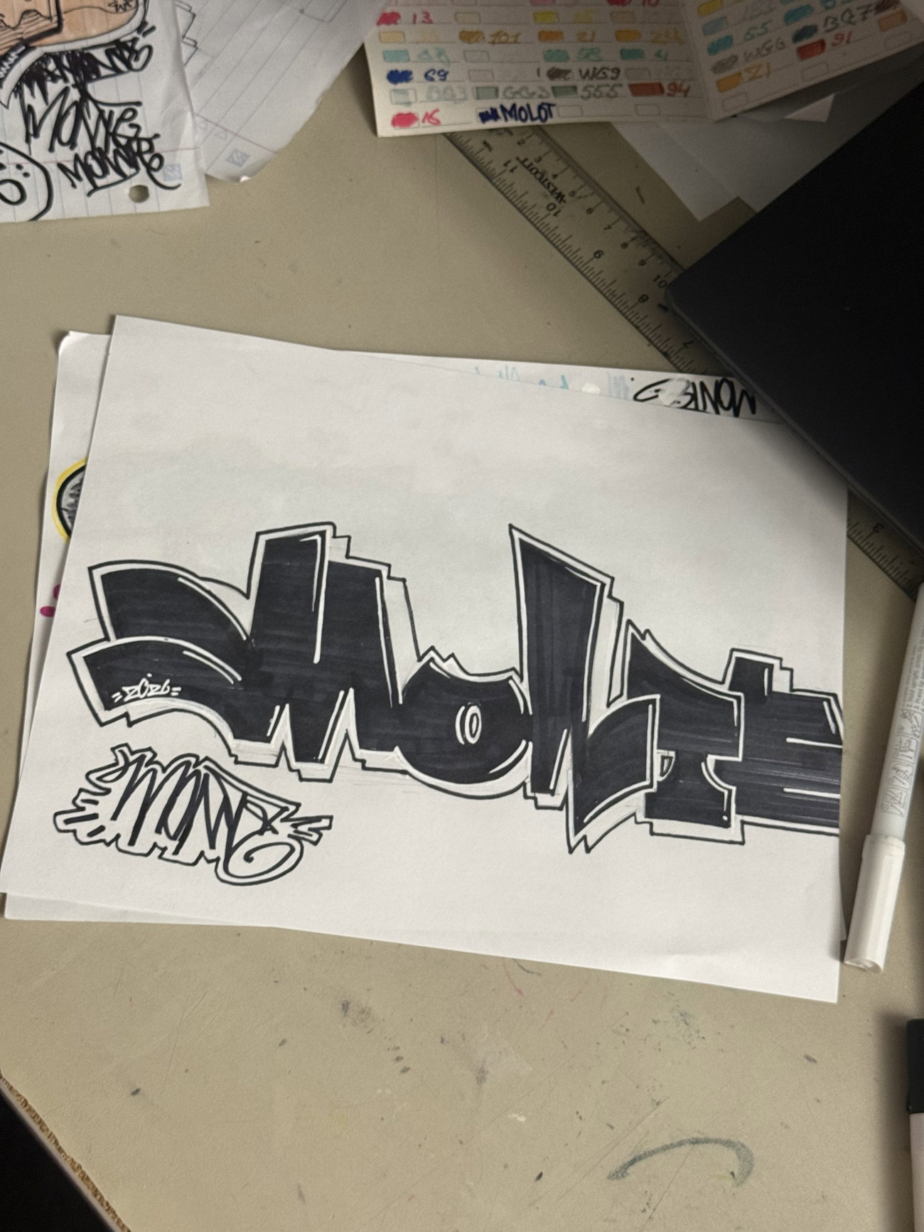 Graffiti Sketch - Photo by MNT0372 (2026)