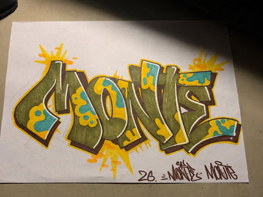 Graffiti Sketch - Photo by MNT0372