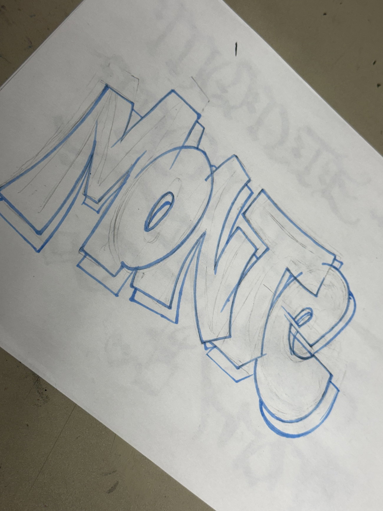 Graffiti Sketch - Photo by MNT0372