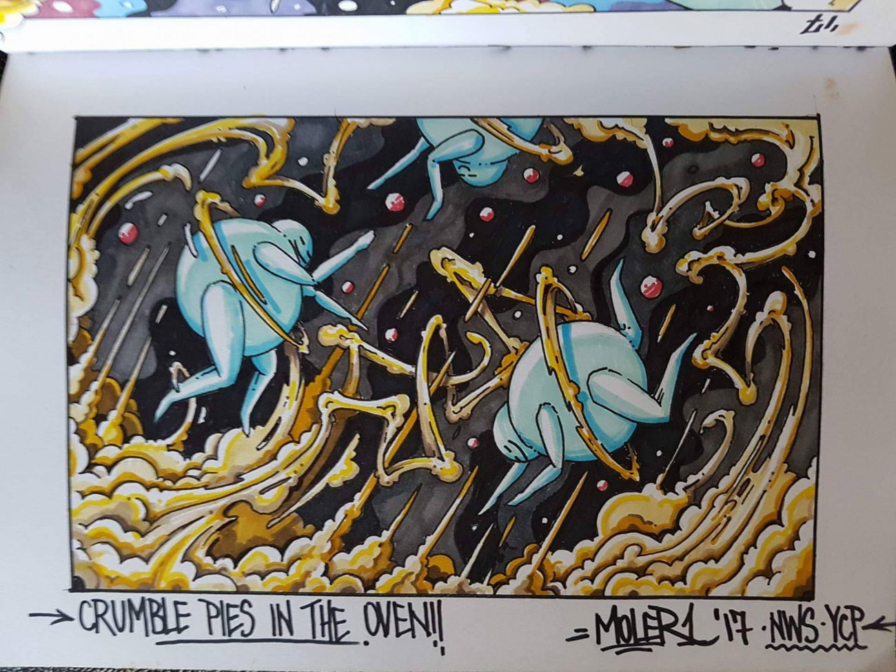 Graffiti Sketch - Photo by MOLER1 - sketch, comic, moler1 (2018)