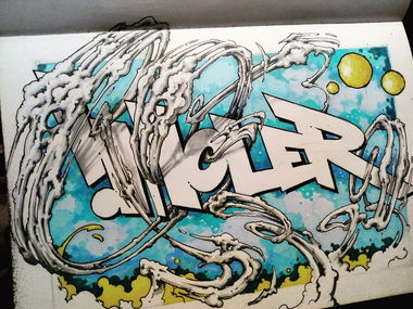 Graffiti Sketch - Photo by MOLER1 (2018)