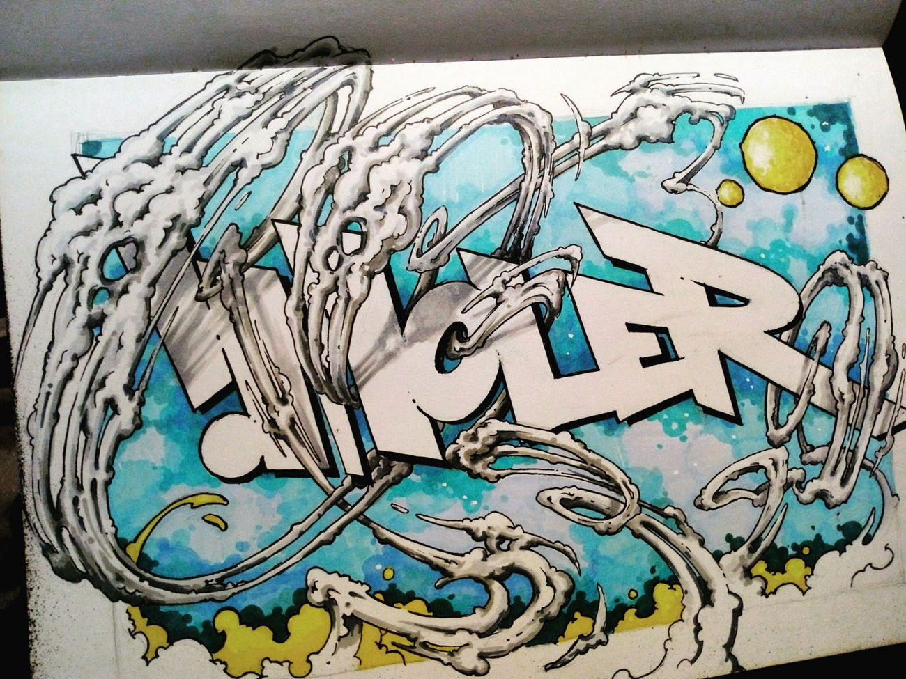 Graffiti Sketch - Photo by MOLER1 (2018)