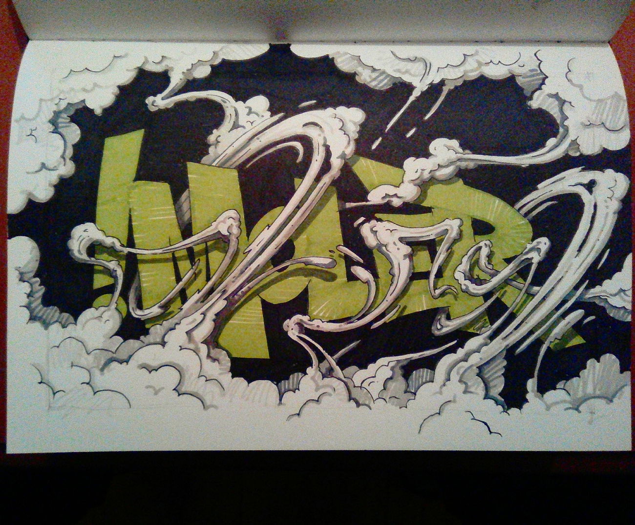 Graffiti Sketch - Photo by MOLER1 - sketch, comic, moler1 (2018)