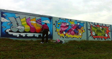 Graffiti Wall in Osijek - Photo by MOLER1 - molergraffiti, moler1, osijekgraffiti (2016)