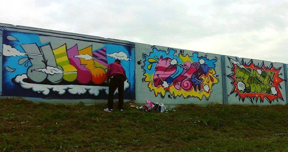 Graffiti Wall in Osijek - Photo by MOLER1 - molergraffiti, moler1, osijekgraffiti (2016)