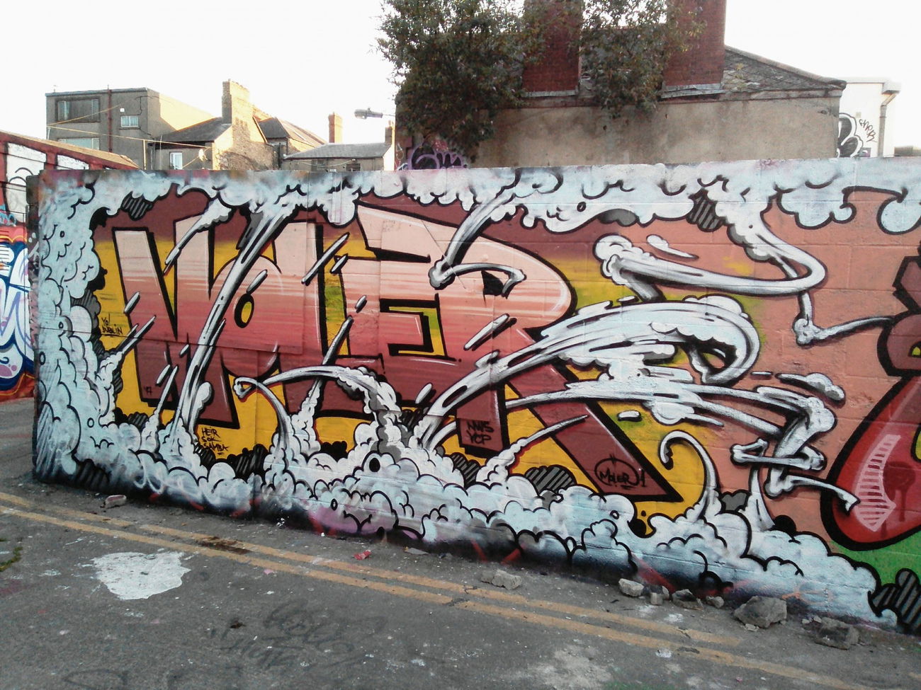 Graffiti Wall in Dublin - Photo by MOLER1 - graffiti, dublingraffiti, moler1 (2017)
