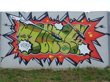 Graffiti Wall in Osijek - Photo by MOLER1 - moler1, molergraffiti, osijekgraffiti (2016)