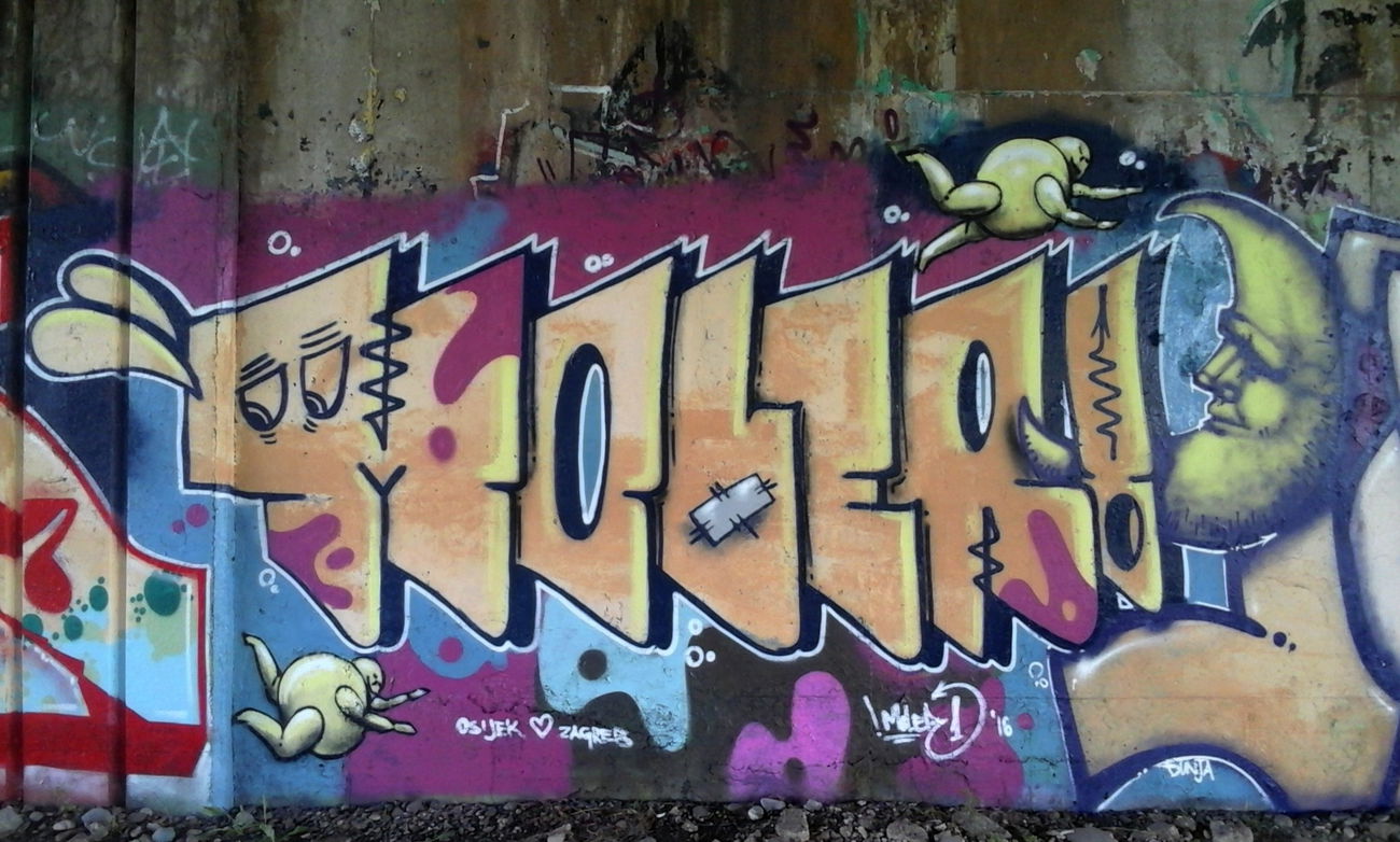 Graffiti Wall in Zagreb - Photo by MOLER1 - molergraffiti, graffitiart, sprayart (2016)
