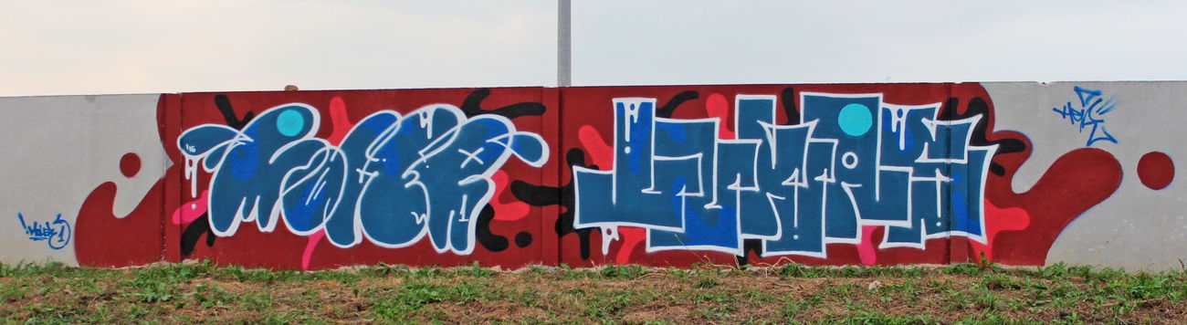 Graffiti Wall in Osijek - Photo by MOLER1 - moler1, molergraffiti, heir (2016)