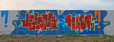 Graffiti Wall in Osijek - Photo by MOLER1 - heir, heirgraffiti, moler1 (2016)