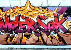 Graffiti Wall in Osijek - Photo by MOLER1 - Graffiti, mtn94, montanacolors (2017)