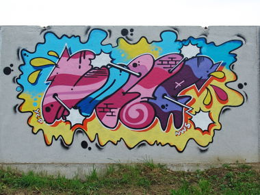 Graffiti Wall in Osijek - Photo by MOLER1 - molergraffiti, osijekgraffiti, moler1 (2016)
