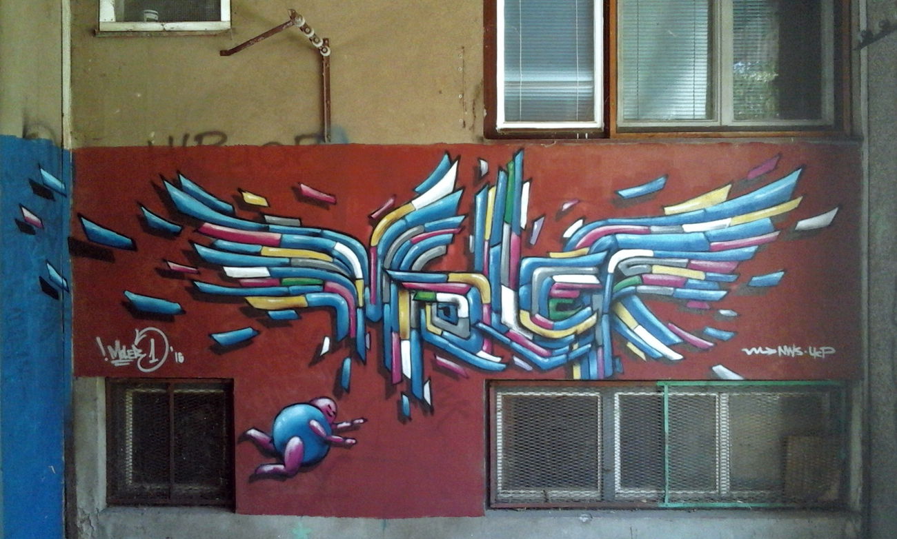 Graffiti Wall in Osijek - Photo by MOLER1 - moler1, molergraffiti, osijekgraffiti (2016)