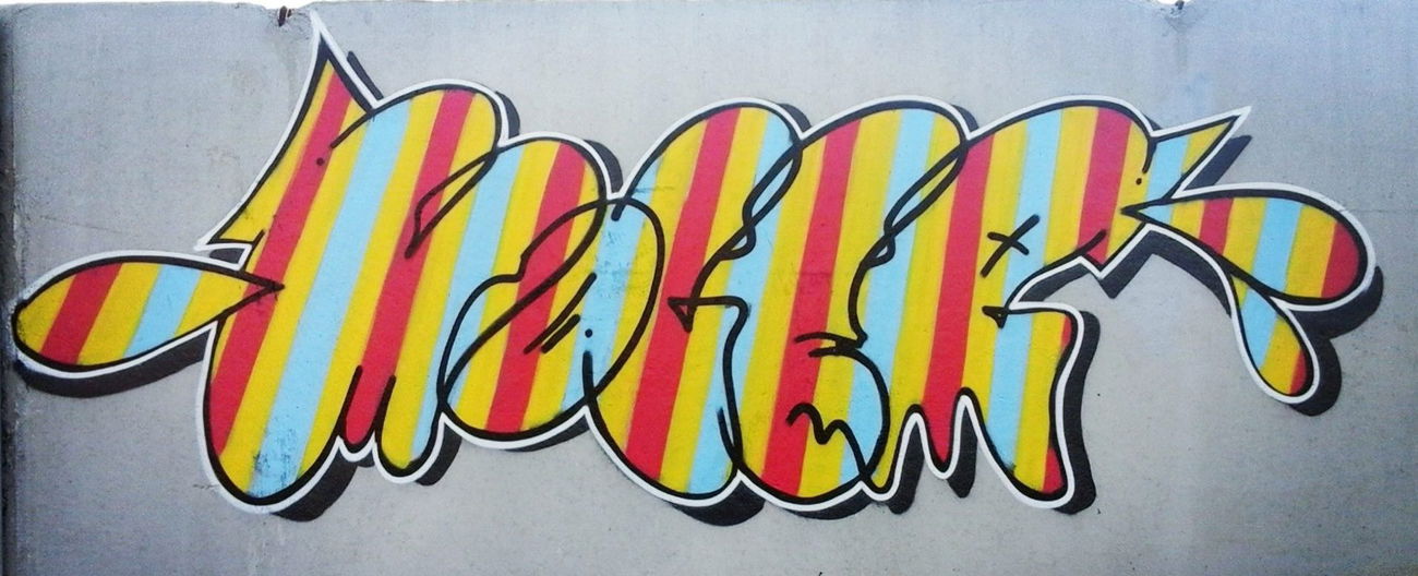 Graffiti Wall - Photo by MOLER1 - moler1, molergraffiti, throwup (2016)