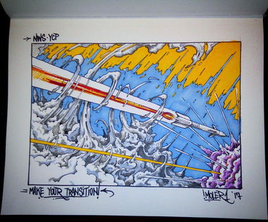Graffiti Sketch - Photo by MOLER1 - sketch, comic, moler1 (2018)