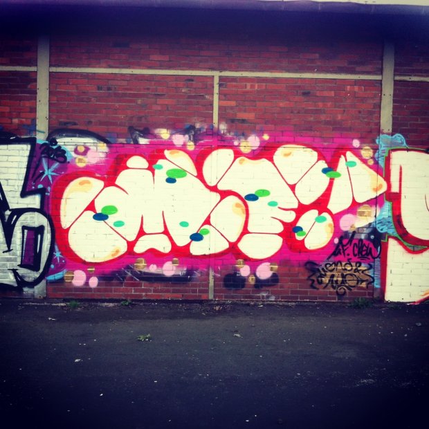 Graffiti Wall - Photo by MONDSTER1 - Mond, NYO, MF (2013)