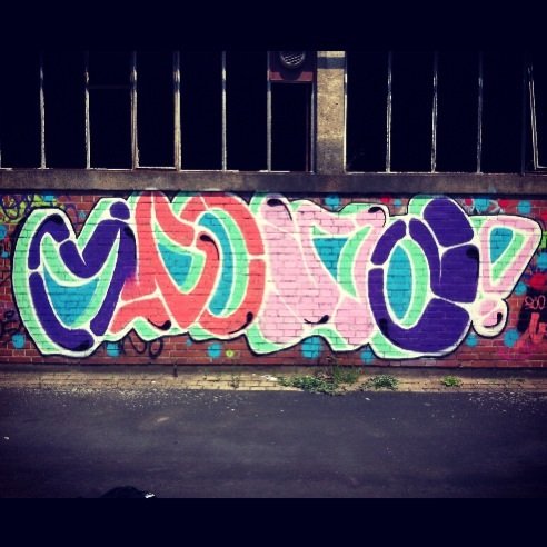 Graffiti Wall - Photo by MONDSTER1 - Mond, MF, Crew (2013)