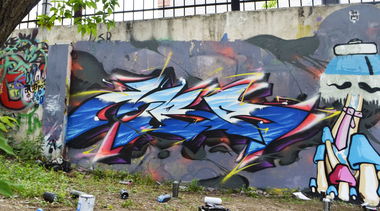 Graffiti Wall in Abakan - Photo by MRA (2013)