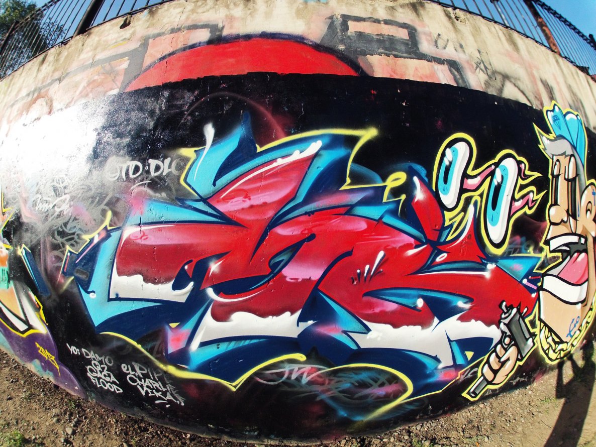 Graffiti Wall in Abakan - Photo by MRA (2013)