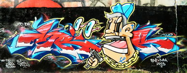 Graffiti Wall in Abakan - Photo by MRA (2013)