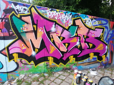 Graffiti Wall - Photo by MRB - MRB, 20jahre (2020)