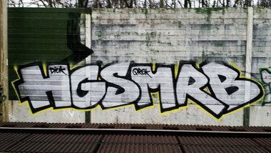 Graffiti Bombing - Photo by MRB - HGS, MRB