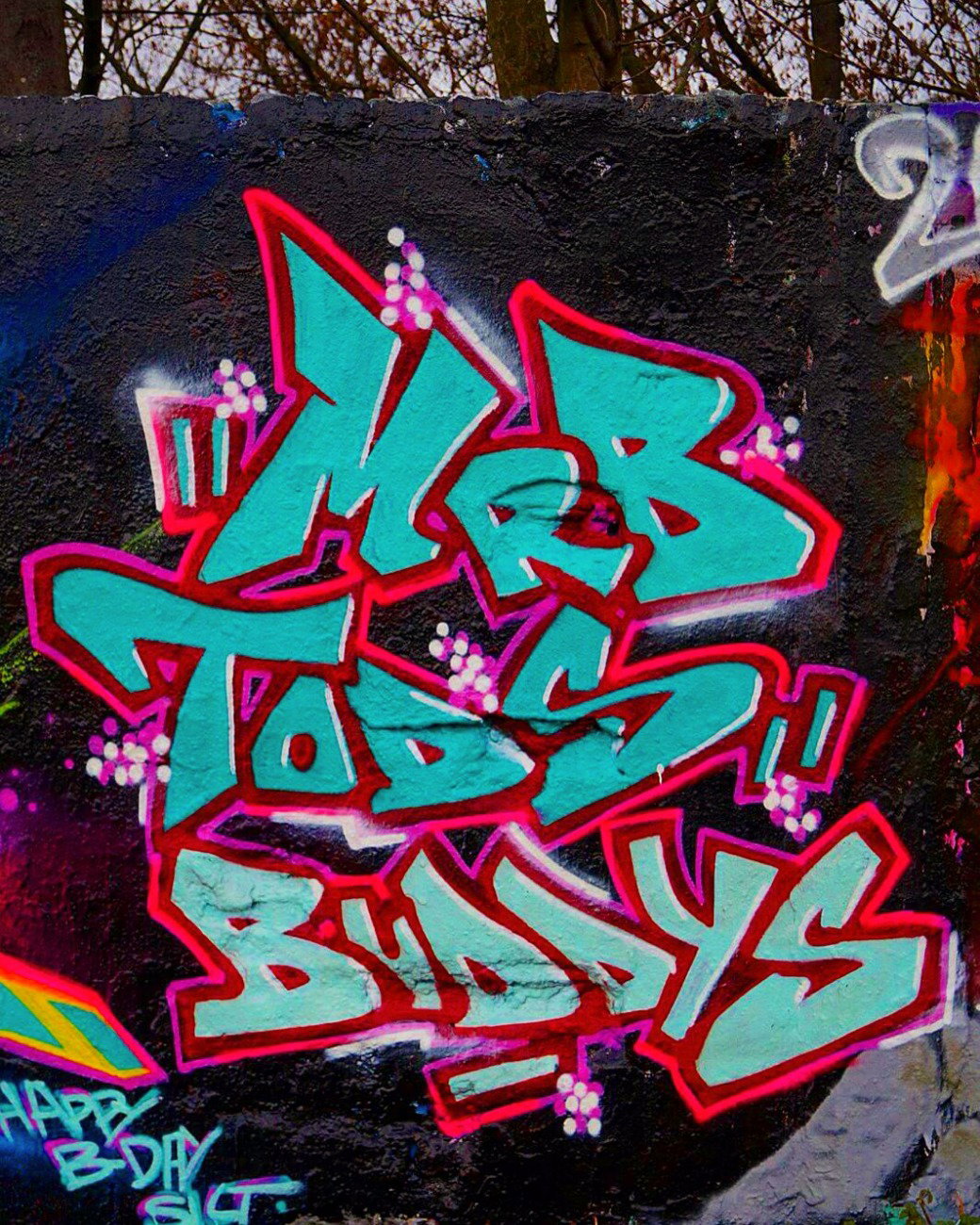 Graffiti Wall - Photo by MRB - MRB, TODS, BUDDYS (2015)