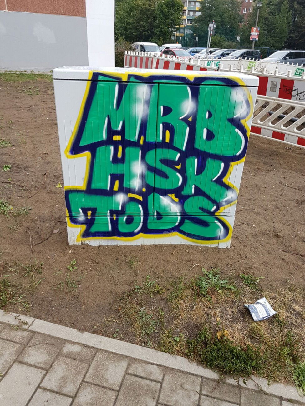 Graffiti Street Art - Photo by MRB - MRB, HSK, TODS (2016)