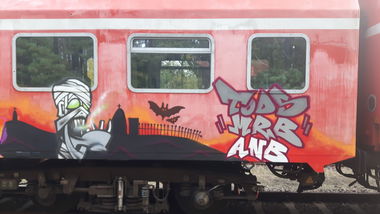 Graffiti Train - Photo by MRB - TODS, MRB, ANB (2018)
