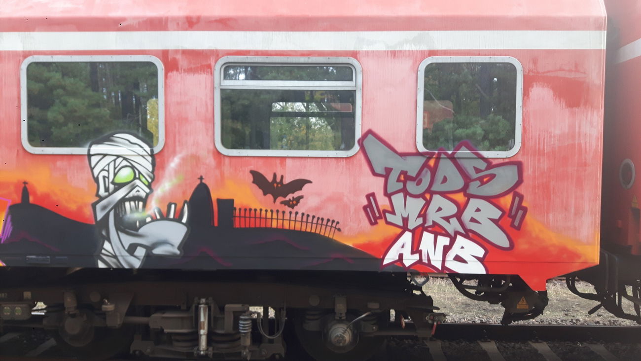 Graffiti Train - Photo by MRB - TODS, MRB, ANB (2018)