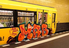Graffiti Train - Photo by MRB - MRB, 20jahre (2020)