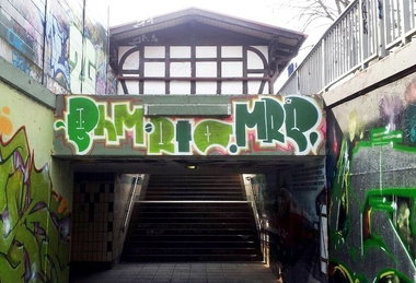 Graffiti Wall - Photo by MRB - BHM, RTO, MRB