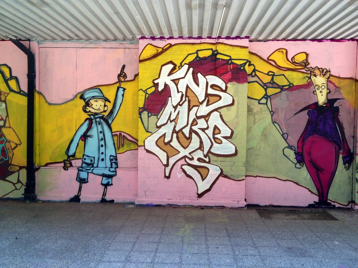 Graffiti Wall - Photo by MRB - KNS, MRB, CYS