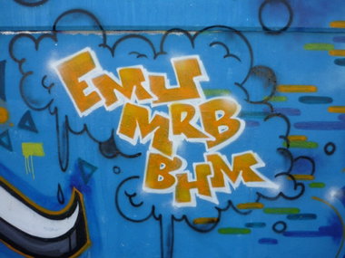 Graffiti Wall - Photo by MRB - EMU, MRB, BHM