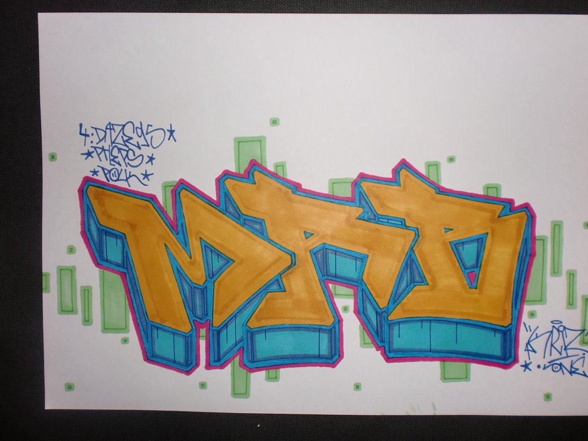 Graffiti Sketch - Photo by MRB - MRB