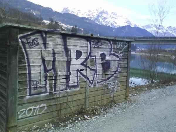 Graffiti Bombing - Photo by MRB - MRB, in, ÖSTERREICH
