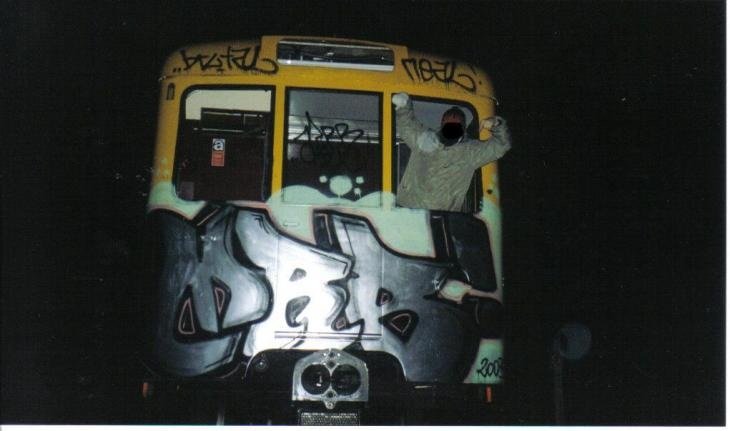 Graffiti Train - Photo by MRB - MRB
