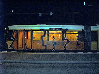 Graffiti Train - Photo by MRB - MRB