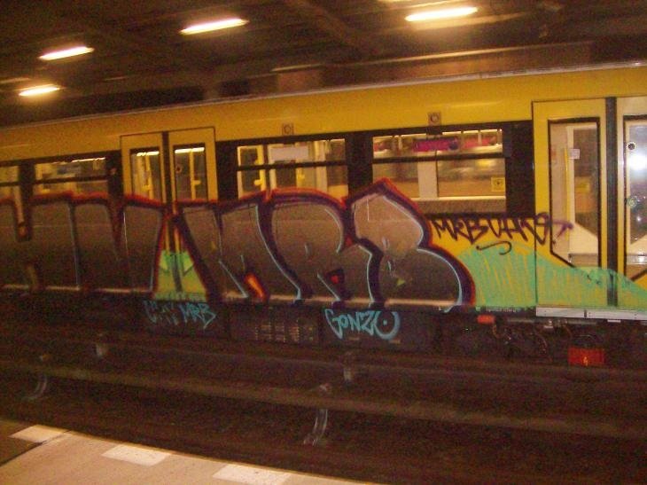 Graffiti Train - Photo by MRB - MRB