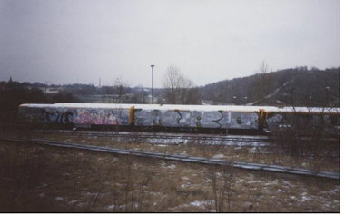 Graffiti Train - Photo by MRB - TEIN, PHILL, MRB