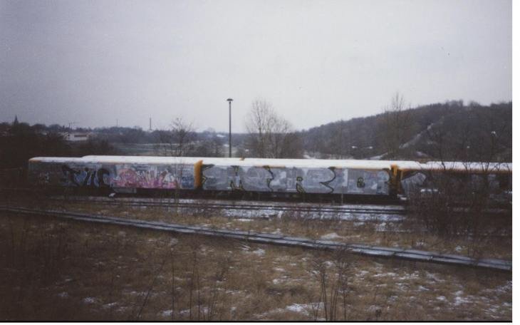Graffiti Train - Photo by MRB - TEIN, PHILL, MRB
