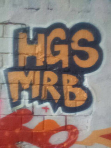 Graffiti Bombing - Photo by MRB - HGS, MRB