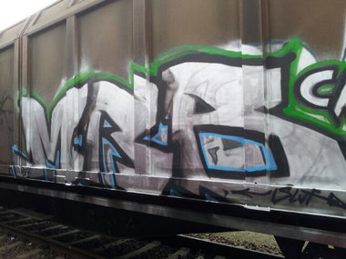 Graffiti Train - Photo by MRB - MRB
