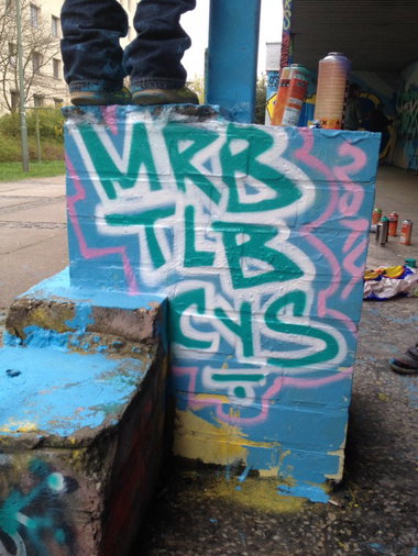 Graffiti Wall - Photo by MRB - MRB, TLB, CYS