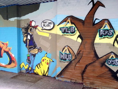 Graffiti Wall - Photo by MRB - TLB, MRB, KRS (2014)