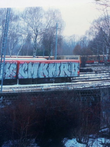 Graffiti Train - Photo by MRB - CMK, MRB