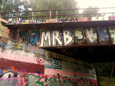 Graffiti Bombing - Photo by MRB - MRB