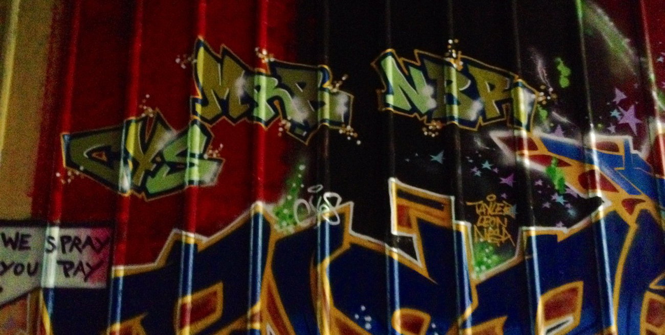 Graffiti Wall - Photo by MRB - CYS, MRB, NBR (2014)