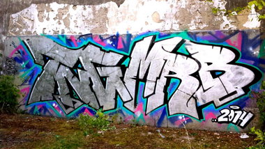 Graffiti Bombing - Photo by MRB - TNG, MRB (2014)